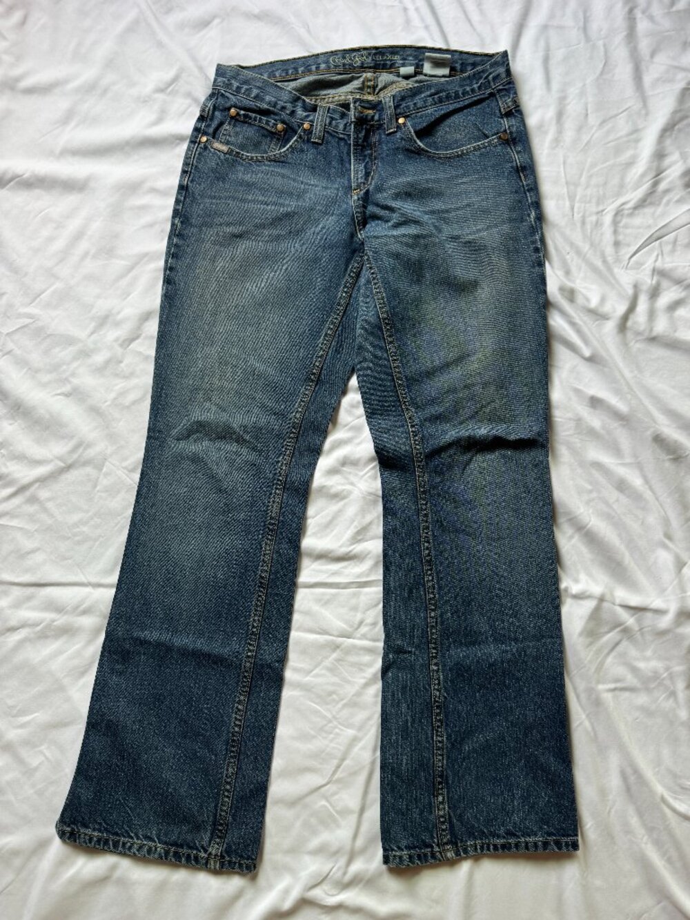 Cruel Girl Relaxed Bootcut Jeans Womens Size 11 Regular Medium Wash Denim